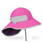 KIDS' PLAY HAT(UPF50+SUN HAT) - Fuschia/Grape(Sunday Afternoons)