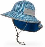 KIDS' PLAY HAT (UPF 50+)-Blue Electric Stripe(Sundayafternoon)