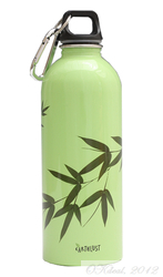 Earthlust Stainless Steel Water Bottle 1000ml - Bamboo Green