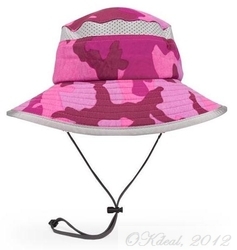KIDS' FUN BUCKET HAT (UPF 50+)  - Pink/Camo