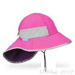 KIDS' PLAY HAT(UPF50+SUN HAT) - Fuschia/Grape(Sunday Afternoons)